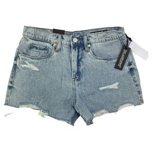 BLANK NYC THE BARROW ACID TRIP DISTRESSED DENIM SHORT NWT SZ 28